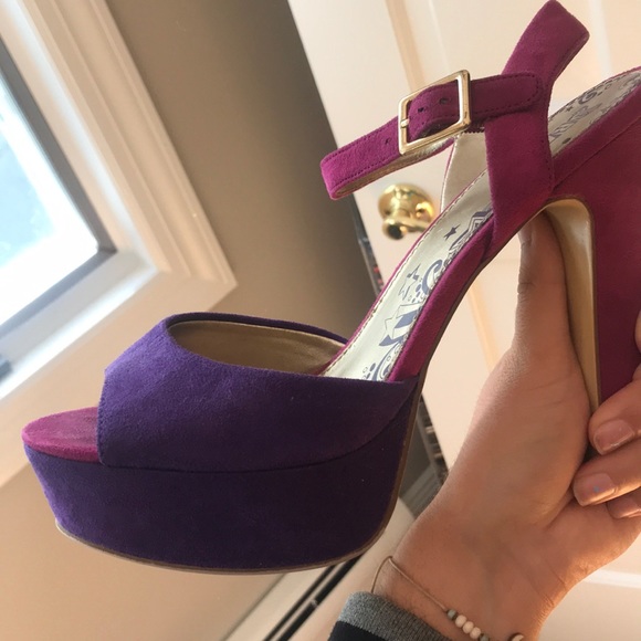 Brash 2 tone platform high heels - Picture 7 of 7